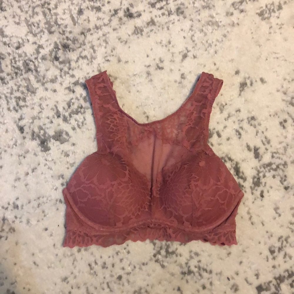 NWOT Pink High Neck Bralette